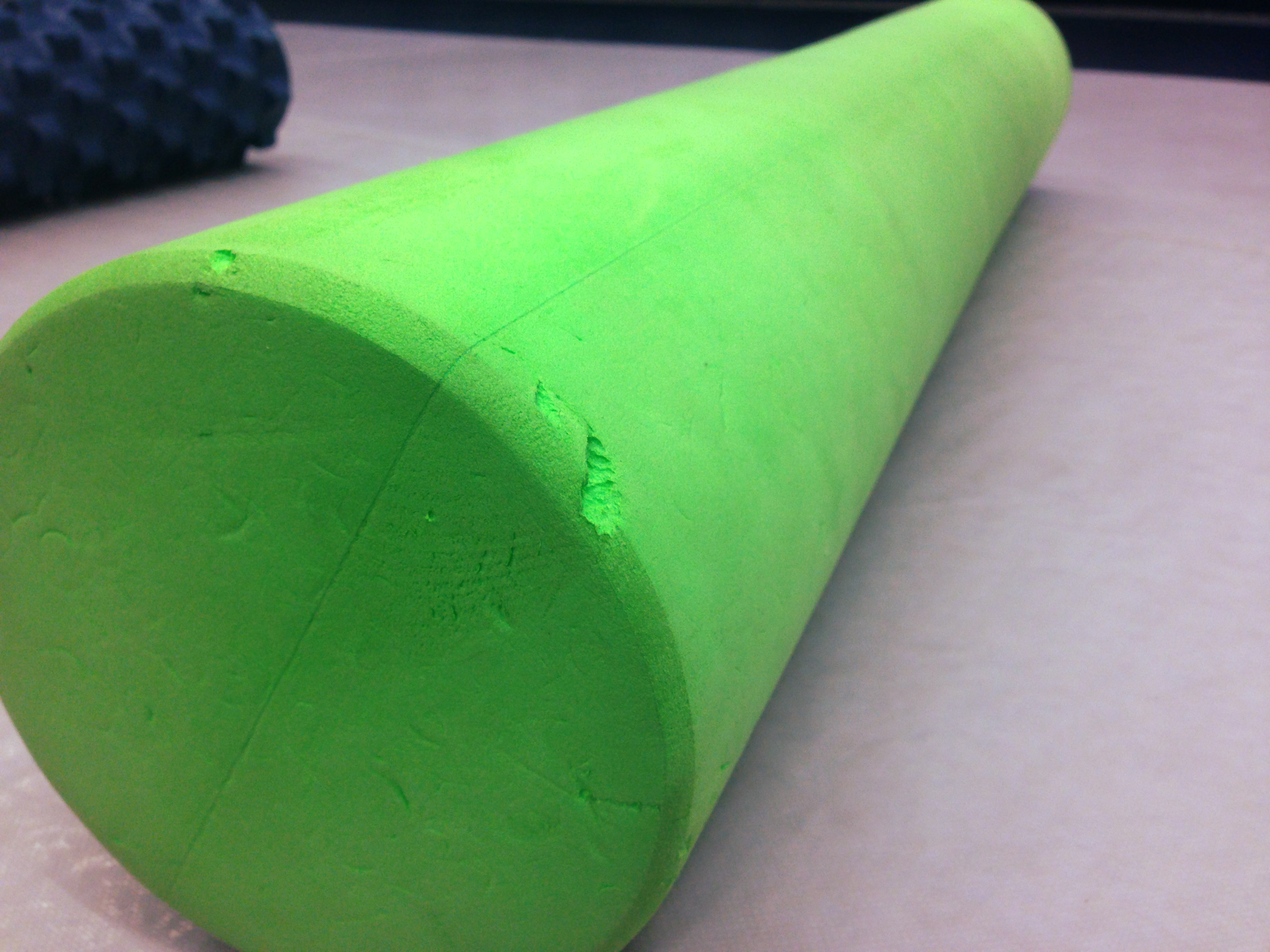 reebok foam roller green